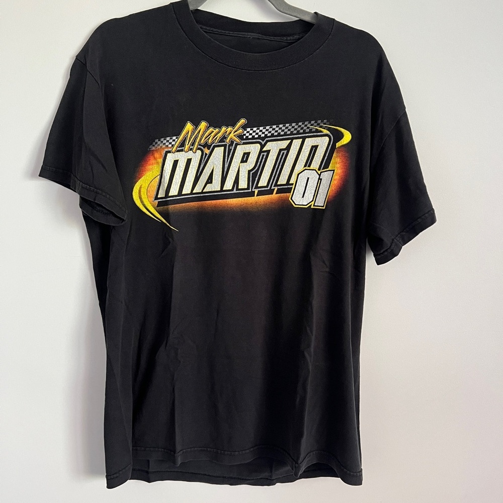 Mark Martin 01 Nascar T Shirt U.S Army Double Sided Racing Tee Y2K - Picture 2 of 5